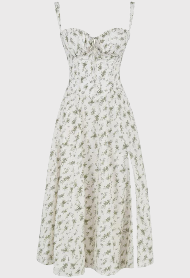 EILISH | Midi Bustier Korset Zomerse Jurk