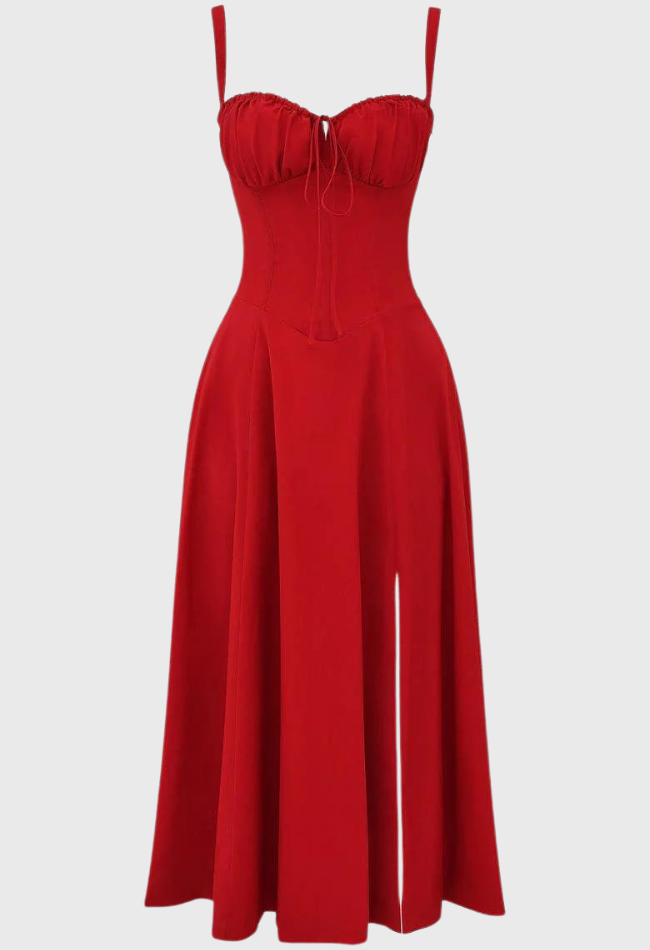 EILISH | Midi Bustier Korset Zomerse Jurk