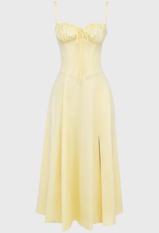 EILISH | Midi Bustier Korset Zomerse Jurk