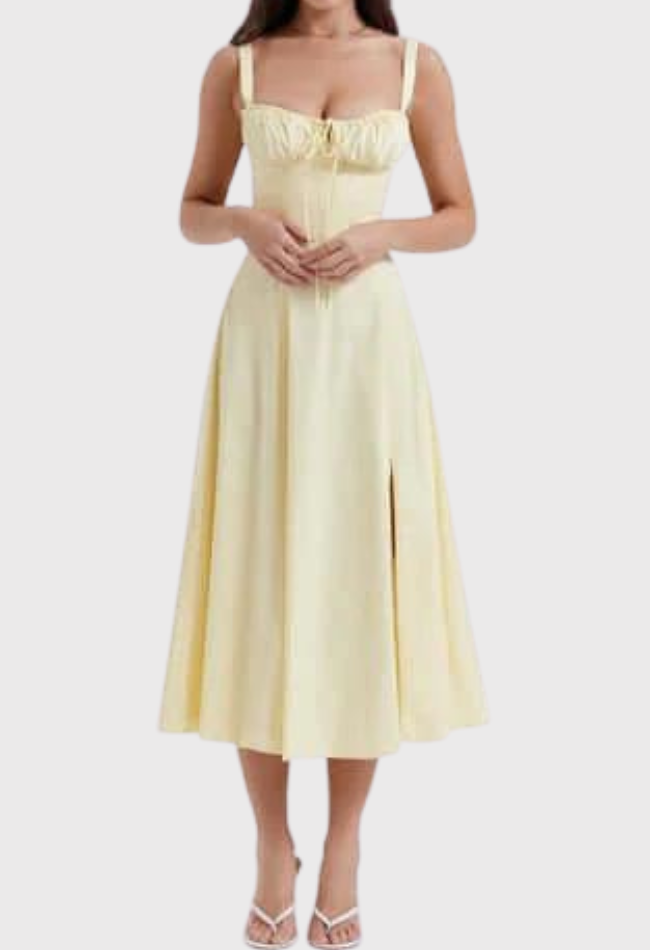EILISH | Midi Bustier Korset Zomerse Jurk