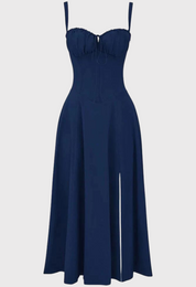 EILISH | Midi Bustier Korset Zomerse Jurk