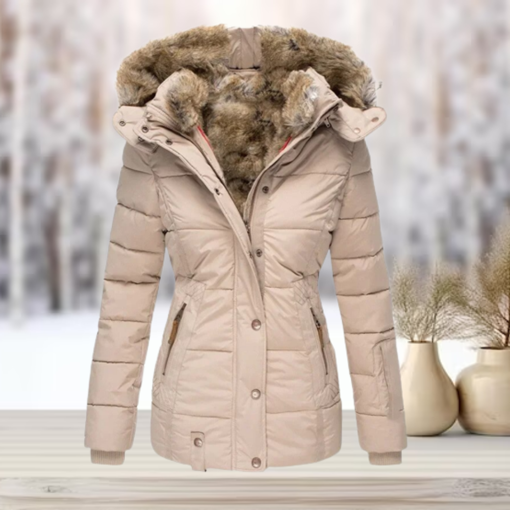 Lara | Elegante Dames Winterjas met Capuchon