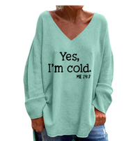 Valerie | Casual V-hals trui voor dames | Plus size 8