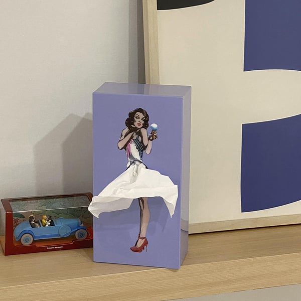 Vliegende rok tissuebox 6