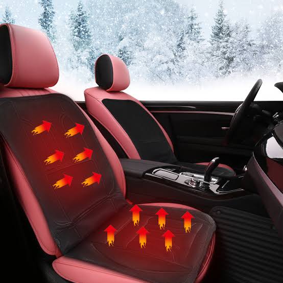 Volledig dekkende verwarmde winterautostoelverwarmer kussen 3