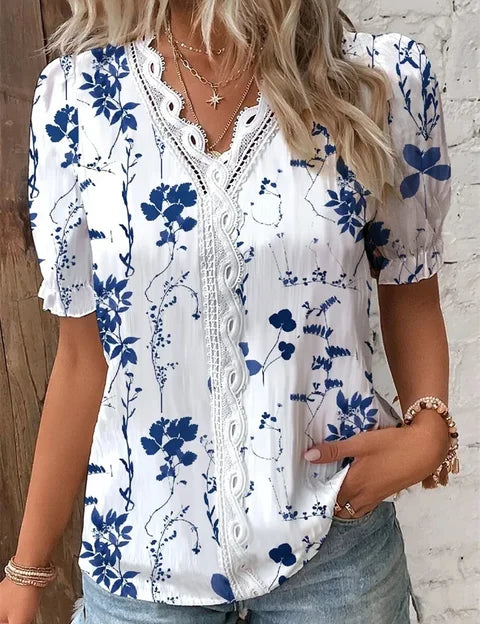 Boho | Blouse met Bloemprint
