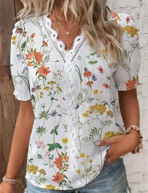 Boho | Blouse met Bloemprint