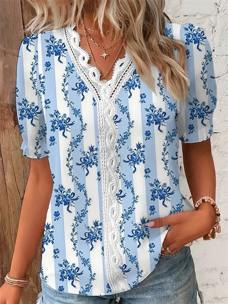 Boho | Blouse met Bloemprint