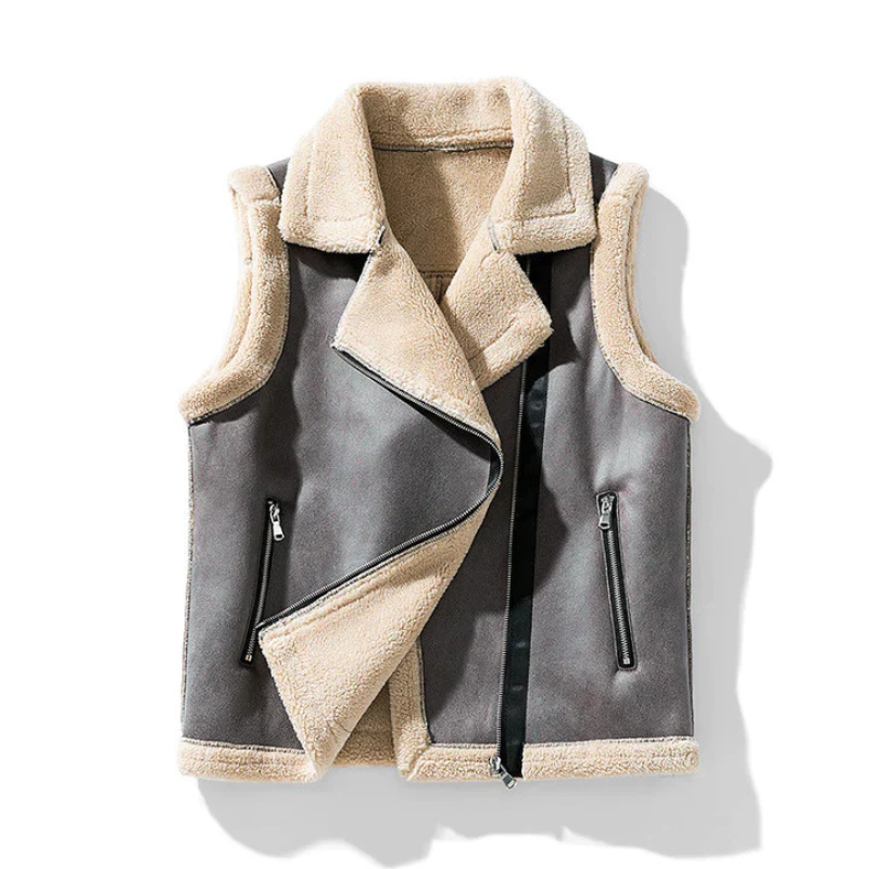 Warm vintage vest voor dames | Mouwloos 1