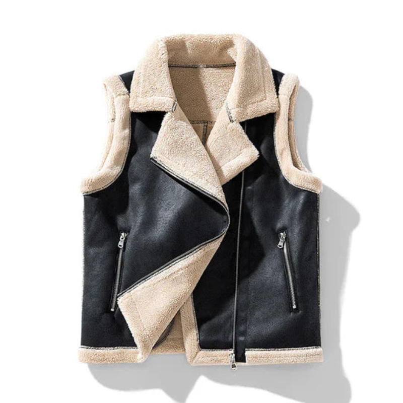 Warm vintage vest voor dames | Mouwloos 2