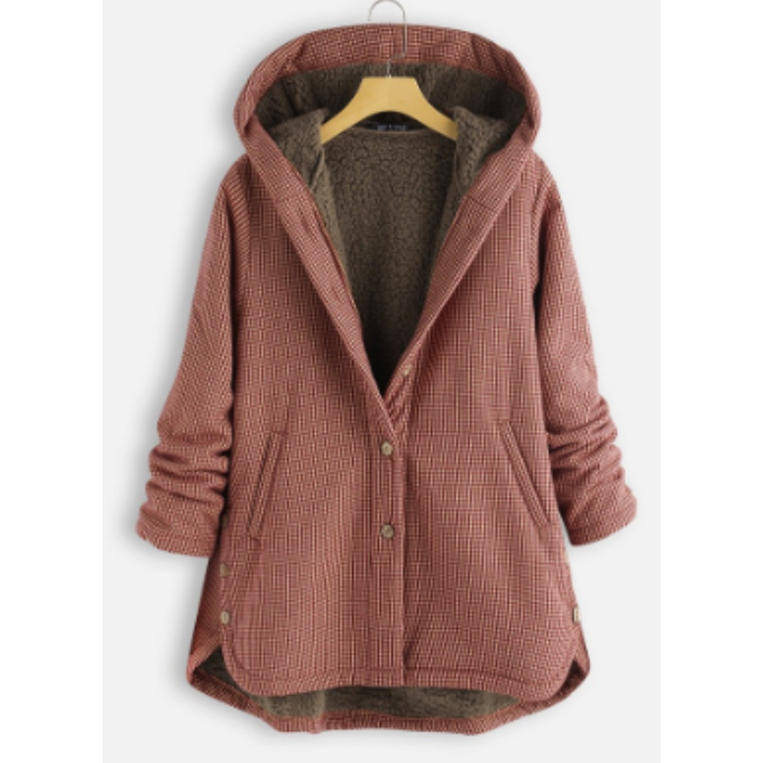 Warme comfortabele winterjas voor dames | Met capuchon 1