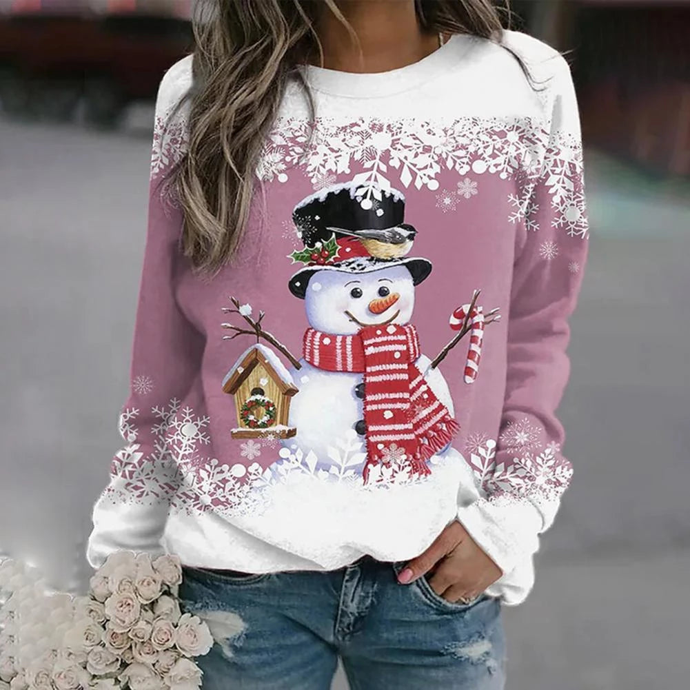 Warme ronde hals trui voor dames | Winter 2
