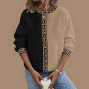 Warme ronde hals trui voor dames | Winter 2