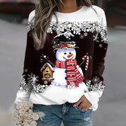 Warme ronde hals trui voor dames | Winter 7