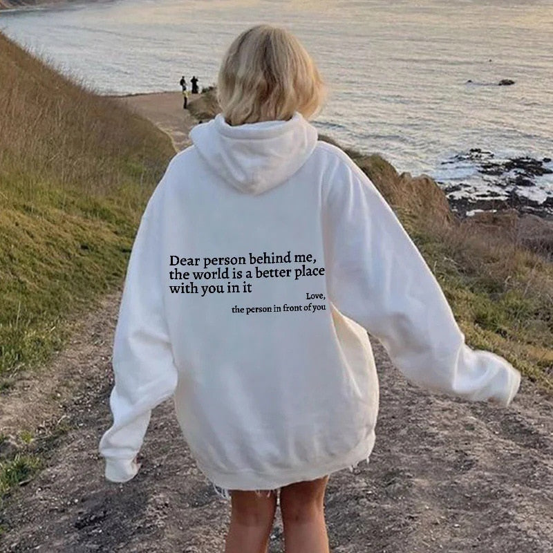 Warme unisex hoodie met print | Lange mouw 1