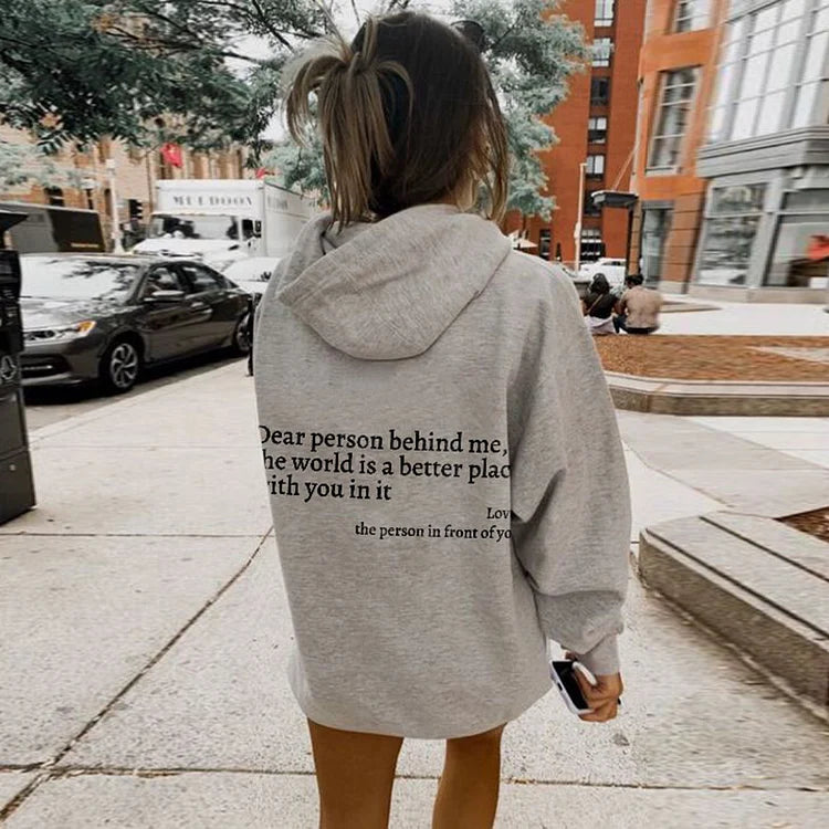 Warme unisex hoodie met print | Lange mouw 2