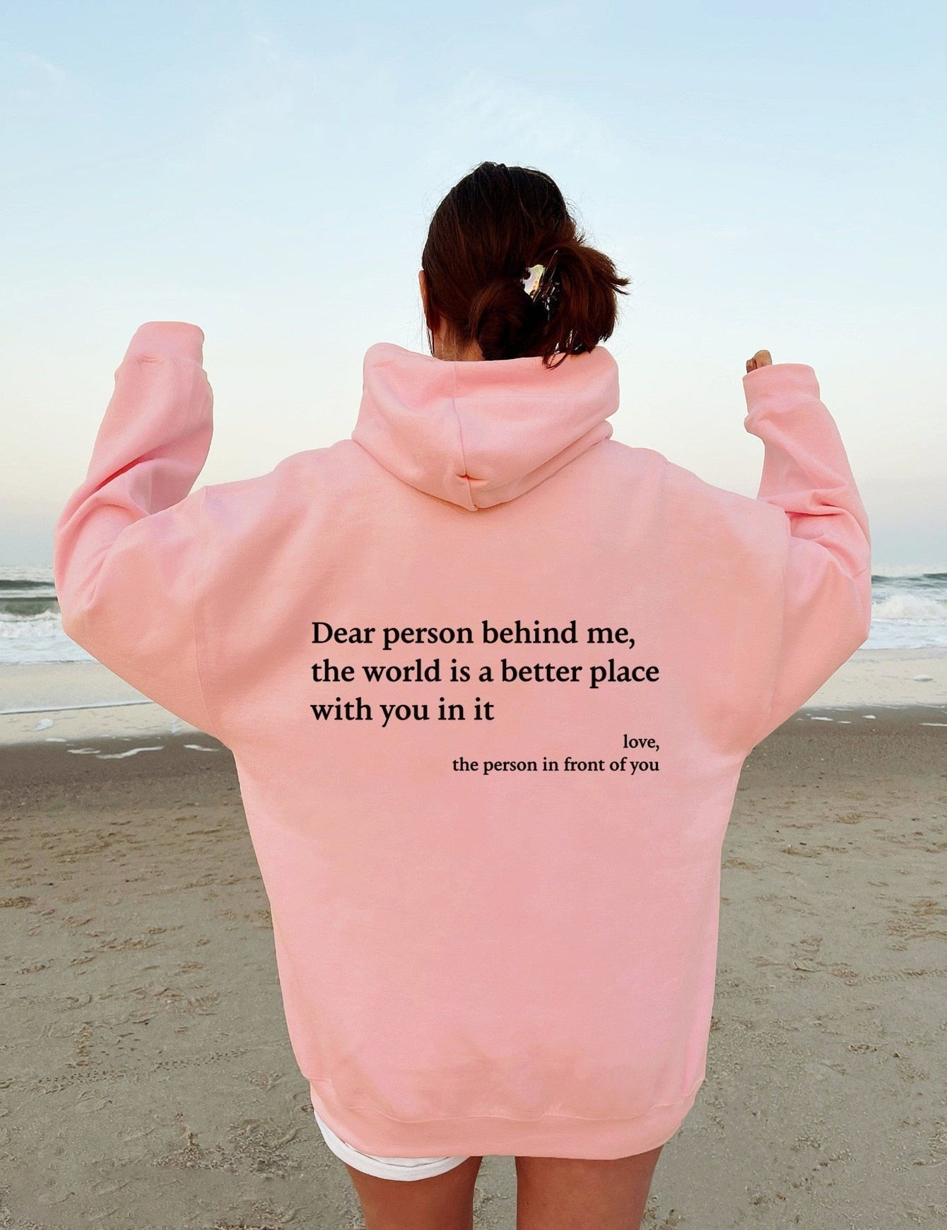 Warme unisex hoodie met print | Lange mouw 3