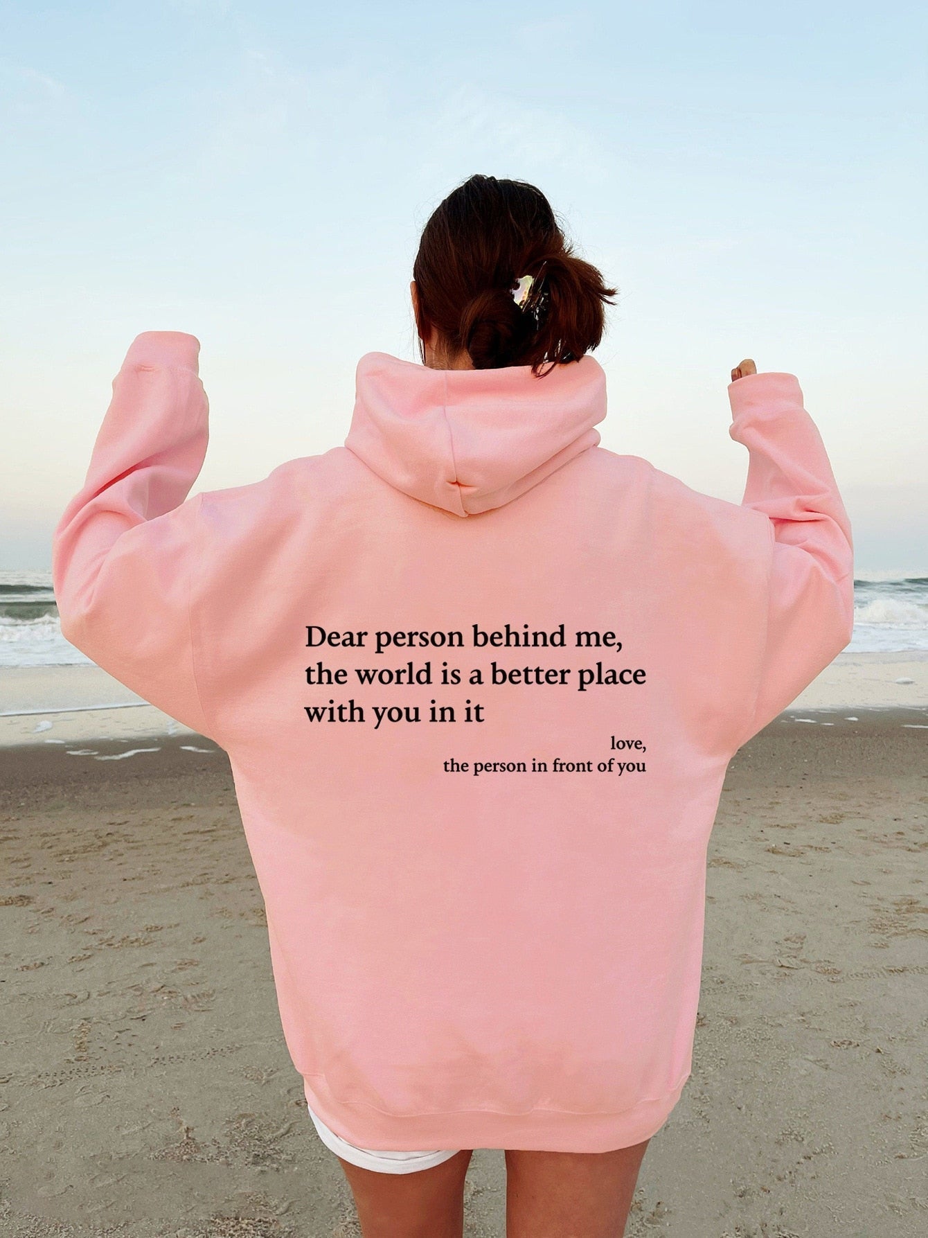 Warme unisex hoodie met print | Lange mouw 3