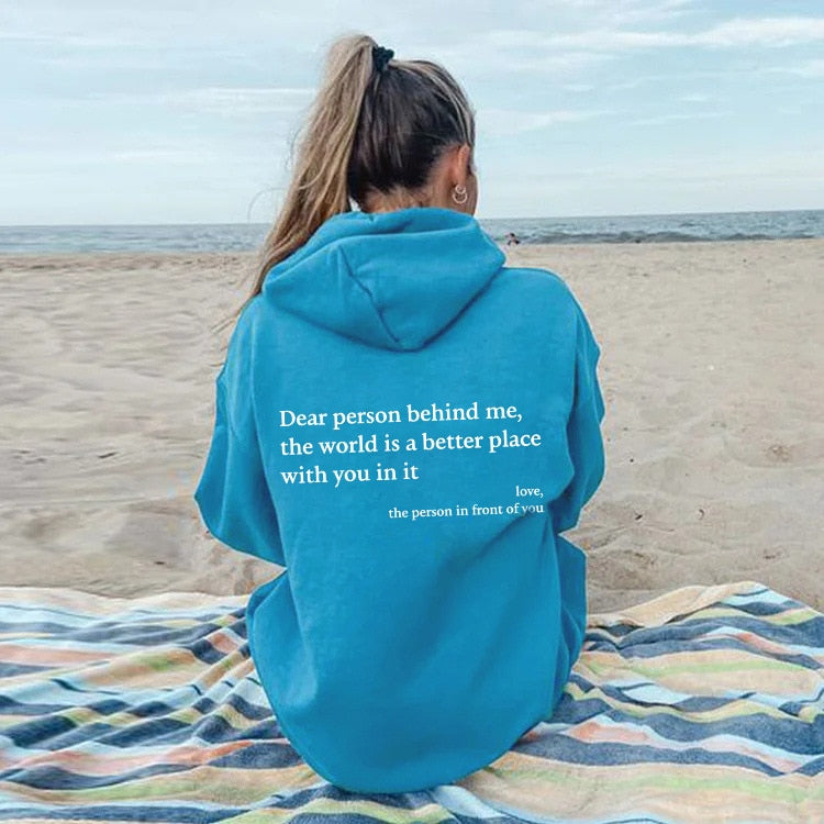 Warme unisex hoodie met print | Lange mouw 8