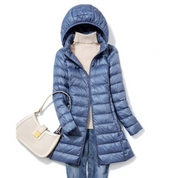 Warme winterjas met capuchon voor dames | puffer 0