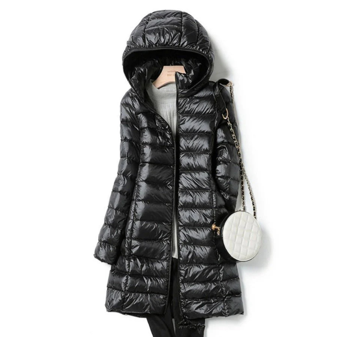 Warme winterjas met capuchon voor dames | puffer 2