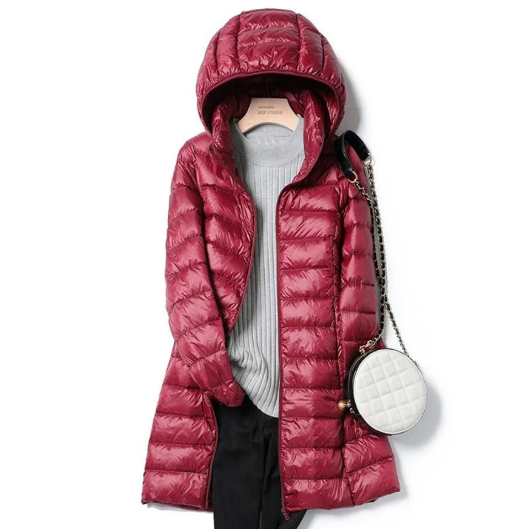 Warme winterjas met capuchon voor dames | puffer 3