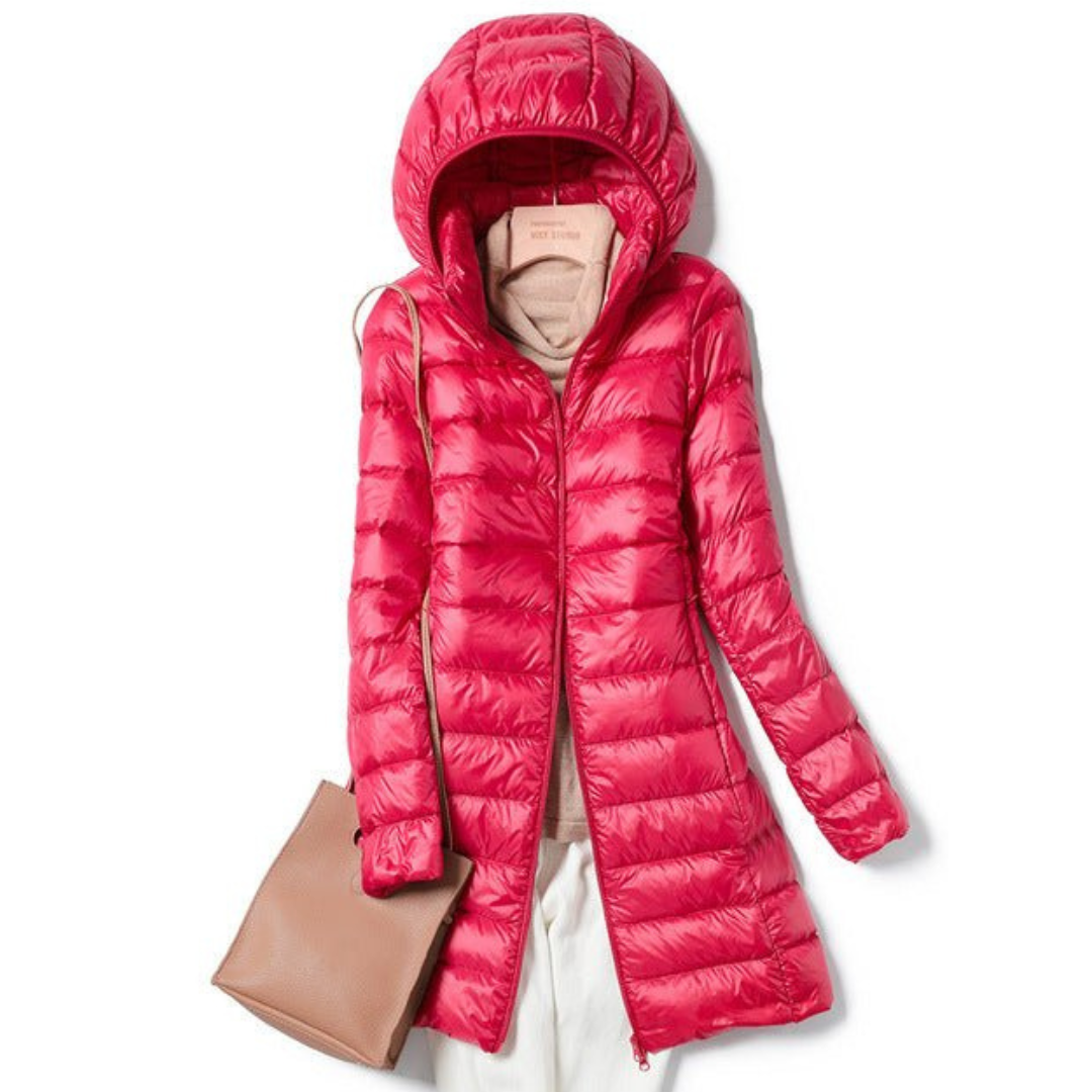 Warme winterjas met capuchon voor dames | puffer 4