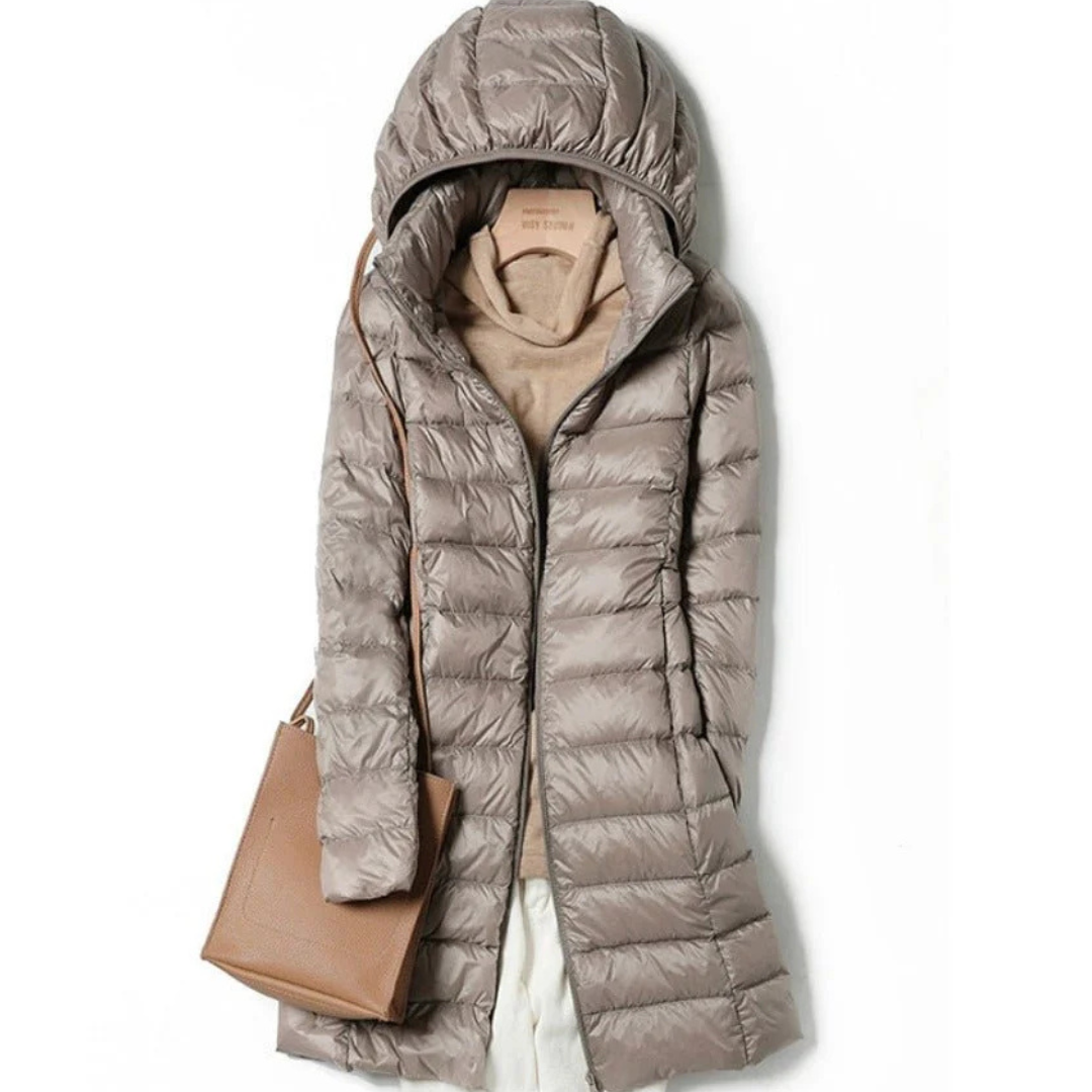 Warme winterjas met capuchon voor dames | puffer 5