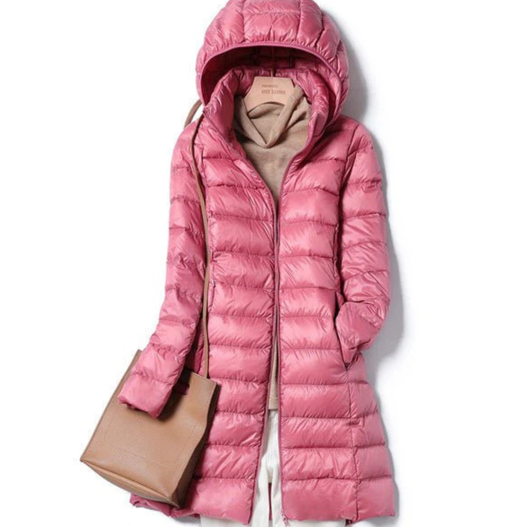 Warme winterjas met capuchon voor dames | puffer 6