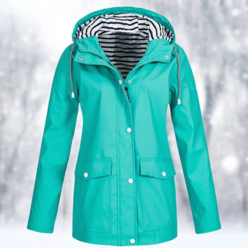 Waterdichte capuchonjas voor dames | Winter 4