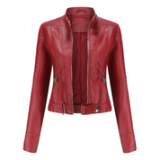 Waterdichte korte jas voor dames | Lange mouwen 3