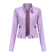 Waterdichte korte jas voor dames | Lange mouwen 4