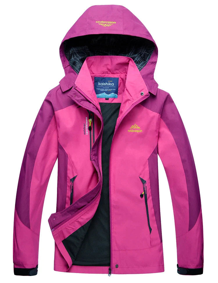 Waterdichte regenjas voor dames | Met capuchon 3