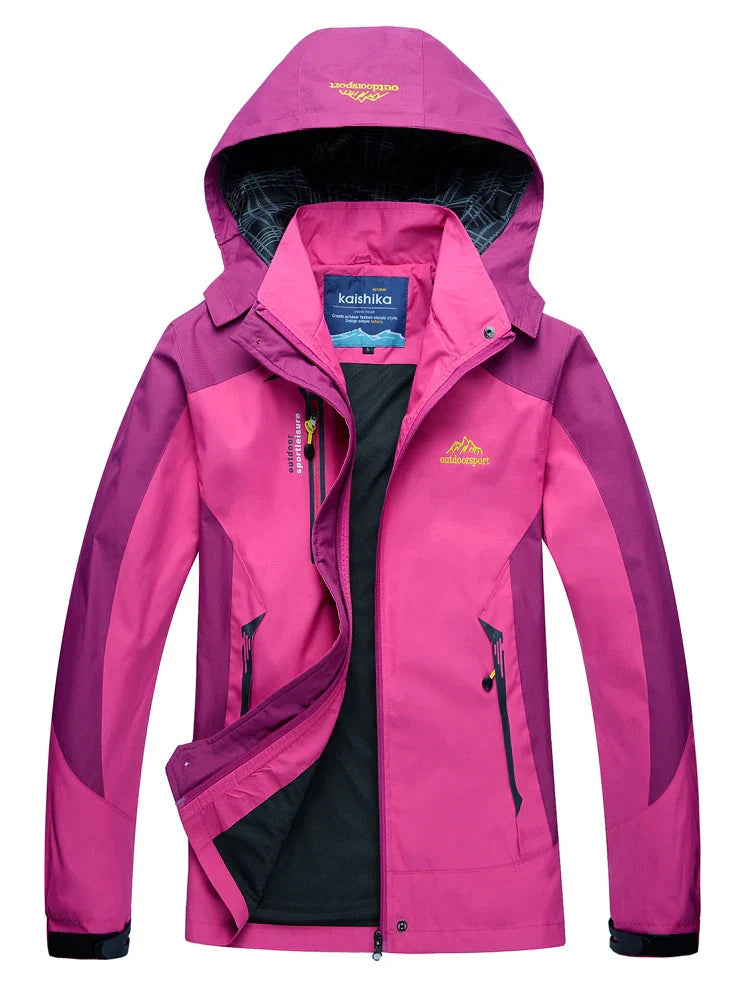 Waterdichte regenjas voor dames | Met capuchon 3