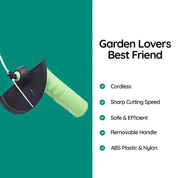 Weed Wacker draadloze mini onkruidtrimmer 4