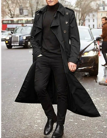 Jasper | Moderne Heren Trenchcoat met Strak Ontwerp