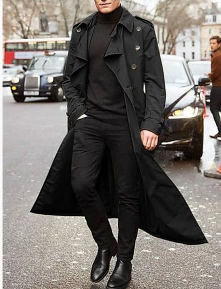 Jasper | Moderne Heren Trenchcoat met Strak Ontwerp