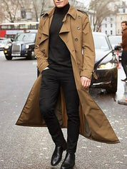 Jasper | Moderne Heren Trenchcoat met Strak Ontwerp