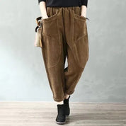 Tamara | Casual Warme wijde Broek met Fleece