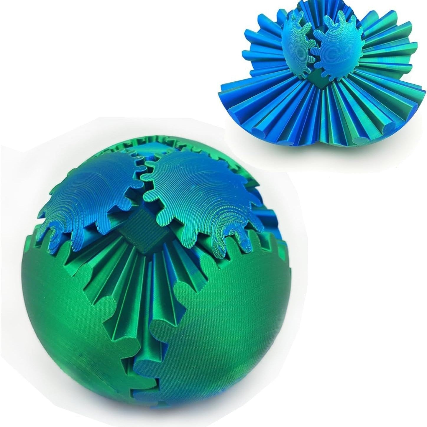 De Steampunk wervelende wonderfidget (Gear Ball)