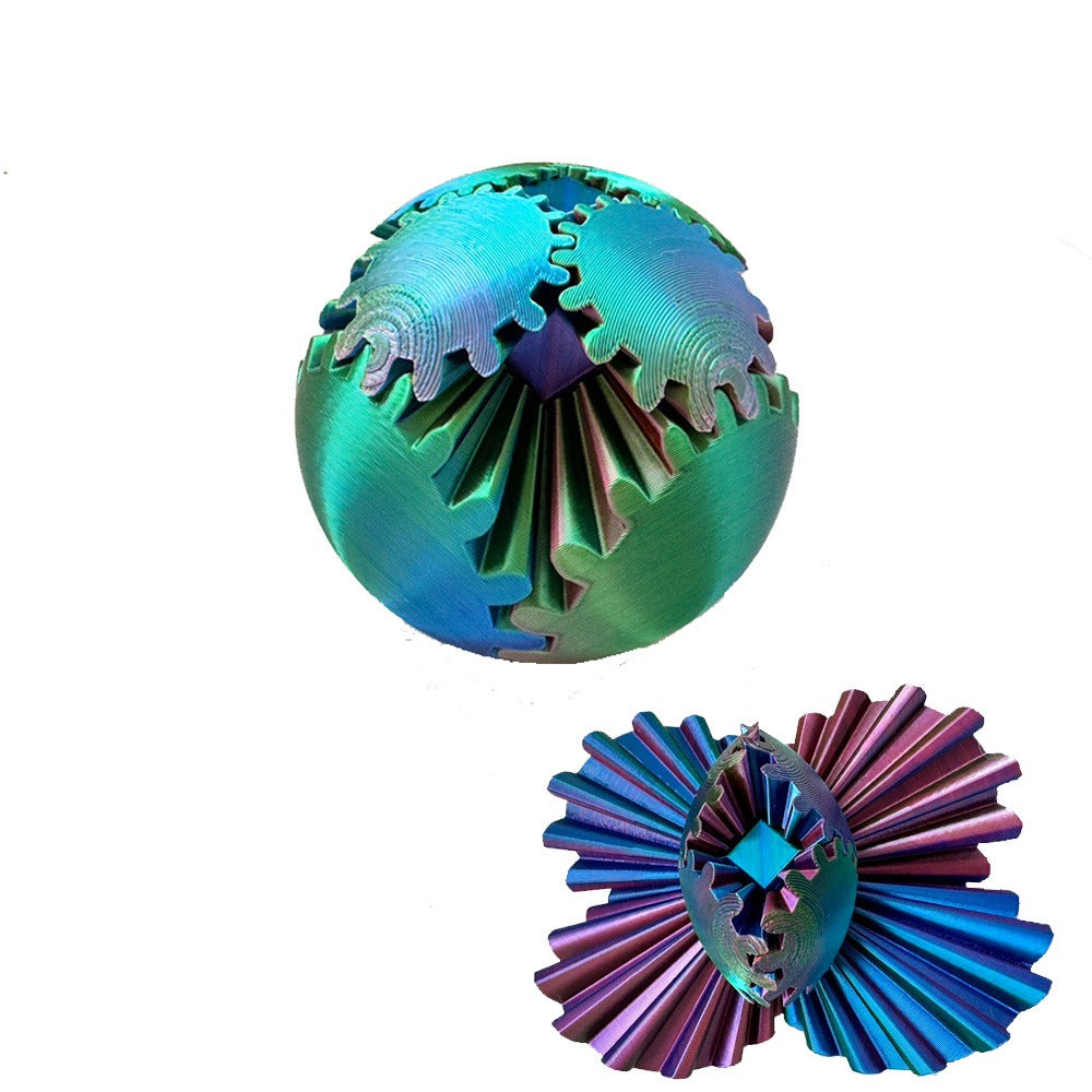 De Steampunk wervelende wonderfidget (Gear Ball)