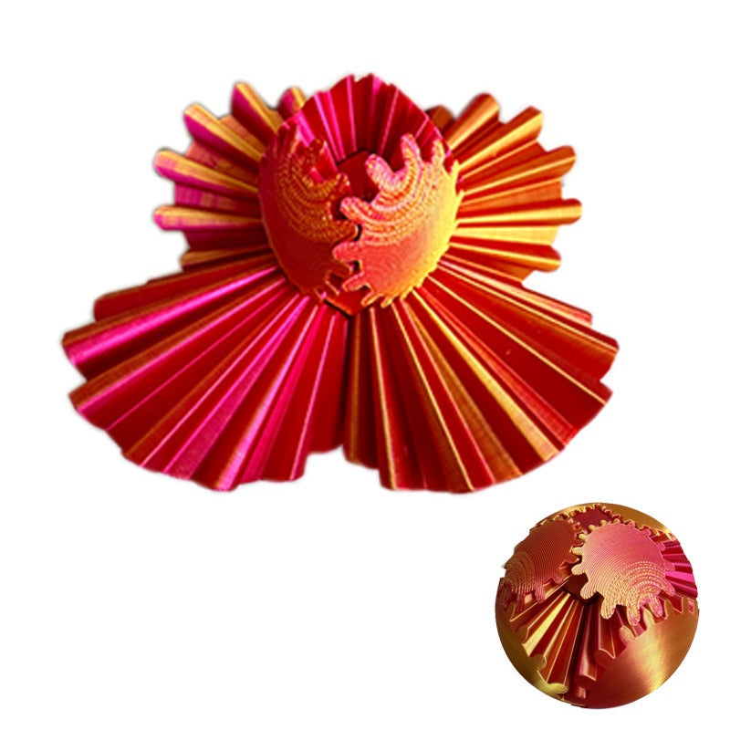 De Steampunk wervelende wonderfidget (Gear Ball)