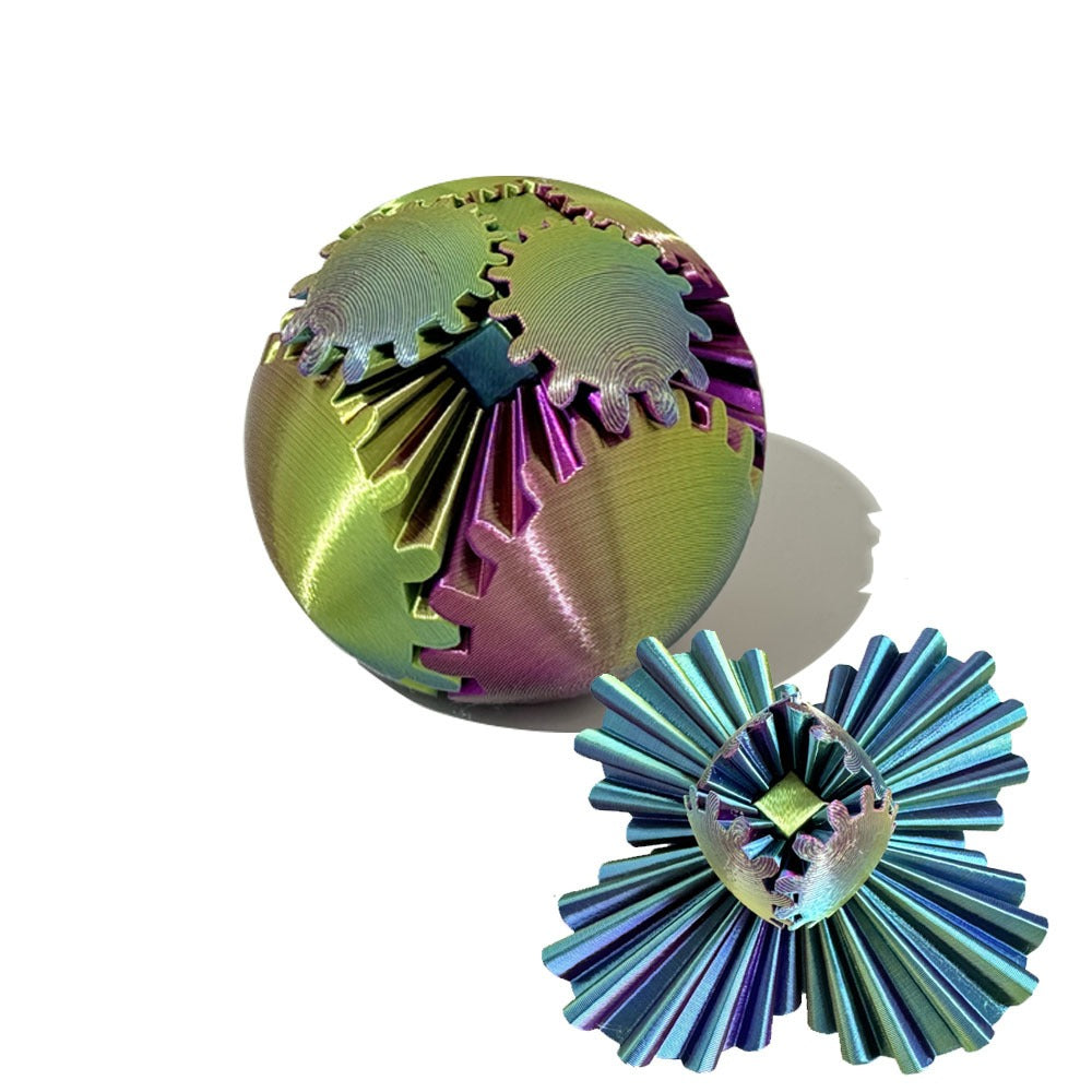 De Steampunk wervelende wonderfidget (Gear Ball)