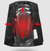 Unisex verwarmd vest
