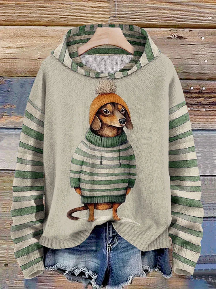 Willai | Dames Casual Hondenprint Hoodie | Warm 3