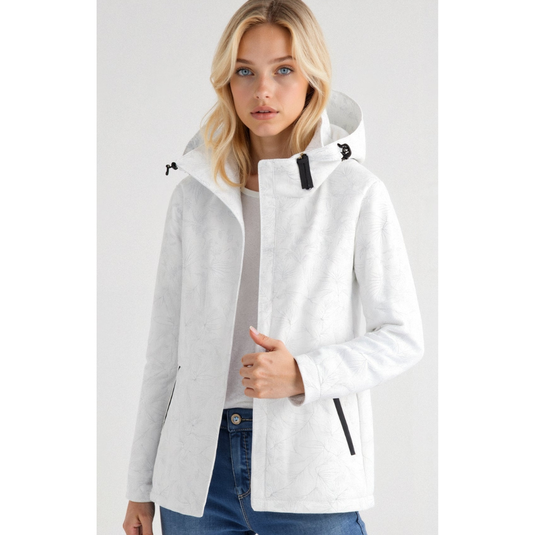 Windjack met capuchon voor dames | Ritssluiting 1