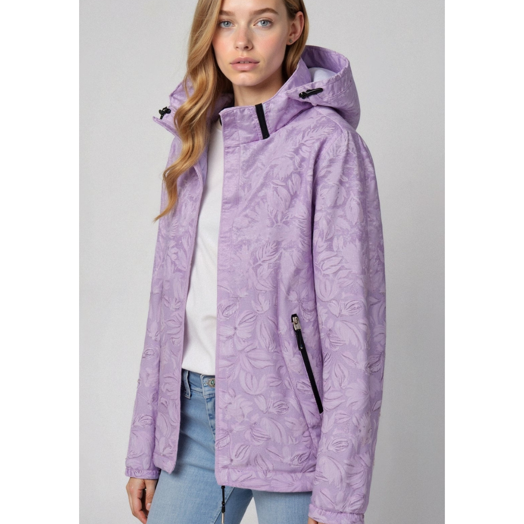 Windjack met capuchon voor dames | Ritssluiting 3