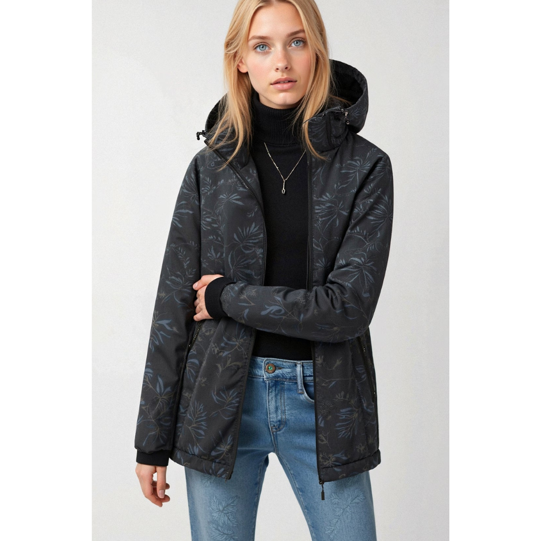 Windjack met capuchon voor dames | Ritssluiting 4