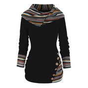 Wintertrui in etnische stijl voor dames | Met capuchon 0