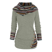 Wintertrui in etnische stijl voor dames | Met capuchon 4